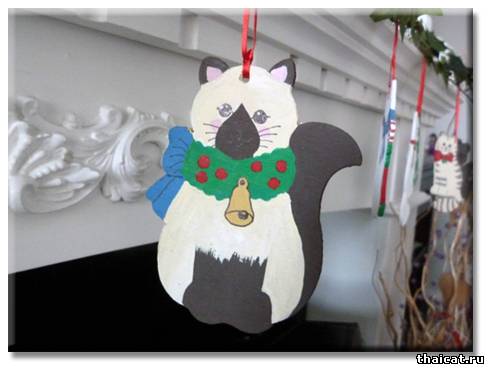Новогоднее украшение своими руками