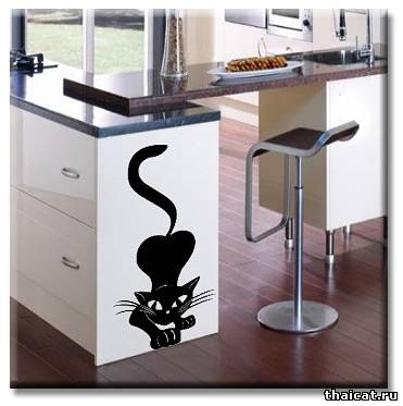 Смешные наклейки с кошками