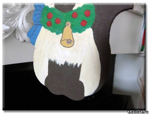 Новогоднее украшение своими руками