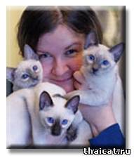 Енни Тойвониеми, заводчица тайских кошек с 2006 г. Питомник Kissala Pienpeto, Финляндия.