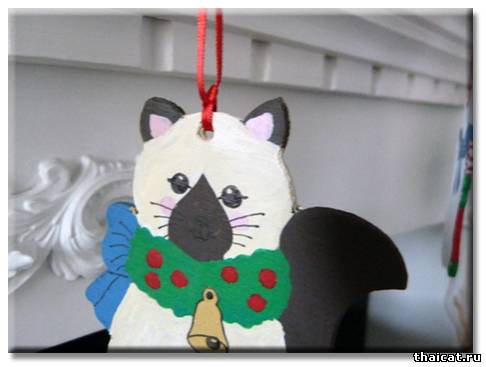 Новогоднее украшение своими руками