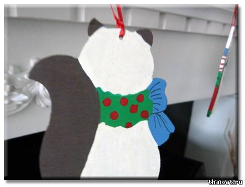 Новогоднее украшение своими руками