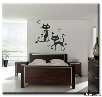 Смешные наклейки с кошками