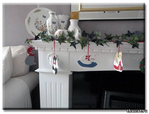 Новогоднее украшение своими руками