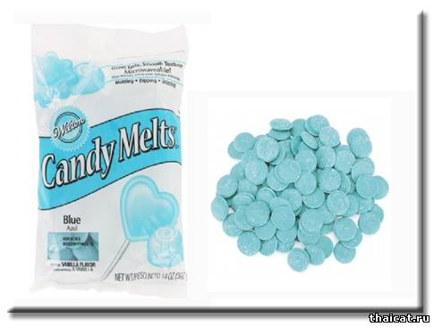 Тающая карамель Candy Melts (голубой).