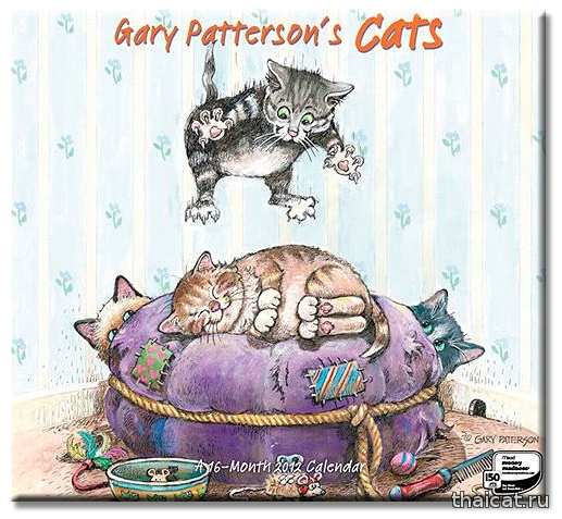 Гарри Паттерсон: веселые рисунки сиамских кошек