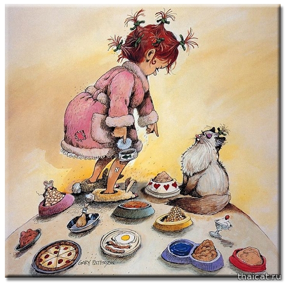 Гарри Паттерсон: веселые рисунки сиамских кошек