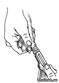 подрезание когтей