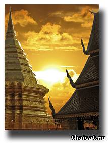 Золотой храм в Тайланде